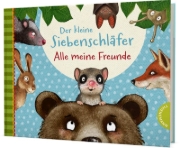 Buchcover und Innenansicht für das Buch: Der kleine Siebenschläfer: Alle meine Freunde