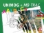 Buchcover und Innenansicht für das Buch: UNIMOG + MB-trac Malbuch