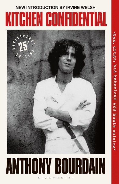 Buchcover und Innenansicht für das Buch: Kitchen Confidential. 25th Anniversary Edition