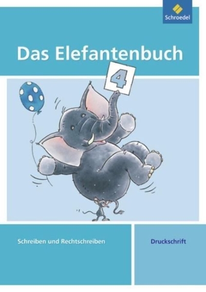Buchcover und Innenansicht für das Buch: Das Elefantenbuch 4. Arbeitsheft