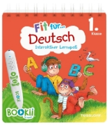 Buchcover und Innenansicht für das Buch: BOOKii Fit für Deutsch Interaktiver Lernspaß 1. Klasse