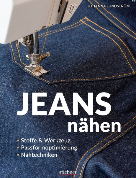 Buchcover und Innenansicht für das Buch: Jeans nähen