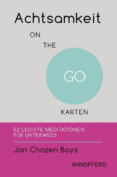Buchcover und Innenansicht für das Buch: Achtsamkeit ON THE GO - KARTEN