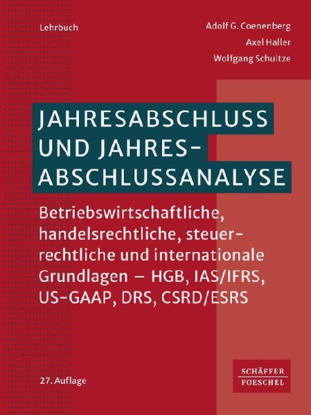 Buchcover und Innenansicht für das Buch: Jahresabschluss und Jahresabschlussanalyse