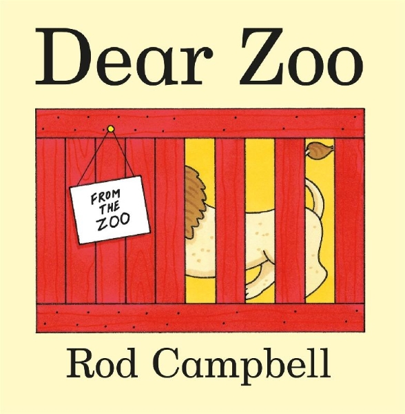 Buchcover und Innenansicht für das Buch: Dear Zoo
