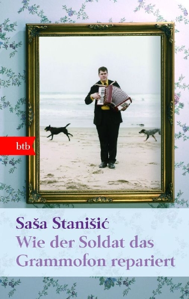 Buchcover und Innenansicht für das Buch: Wie der Soldat das Grammofon repariert