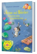 Buchcover und Innenansicht für das Buch: Grimm und Möhrchen machen das Seepferdchen