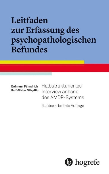 Buchcover und Innenansicht für das Buch: Leitfaden zur Erfassung des psychopathologischen Befundes