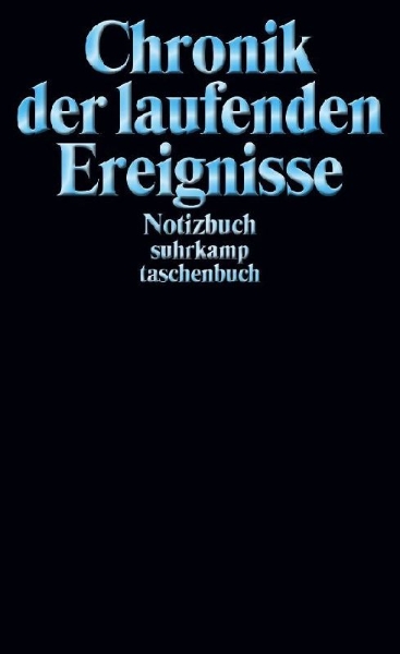 Buchcover und Innenansicht für das Buch: Notizbuch suhrkamp taschenbuch