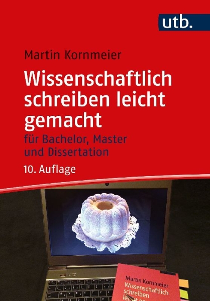 Buchcover und Innenansicht für das Buch: Wissenschaftlich schreiben leicht gemacht