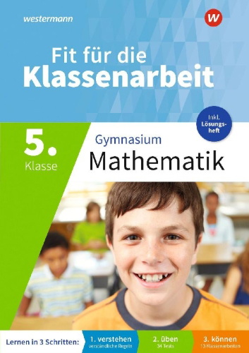 Buchcover und Innenansicht für das Buch: Fit für die Klassenarbeit - Gymnasium Neubearbeitung 2026
