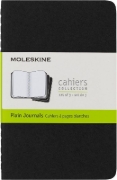 Buchcover und Innenansicht für das Buch: Moleskine Cahier pocket blanko schwarz DIN A6. 3er Pack