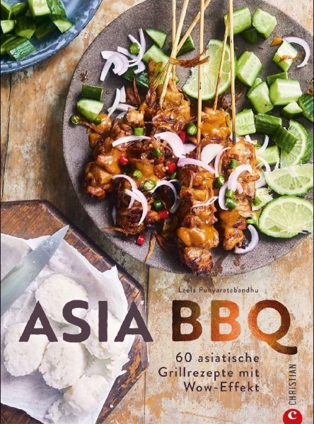 Buchcover und Innenansicht für das Buch: Asia BBQ