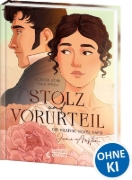 Buchcover und Innenansicht für das Buch: Stolz und Vorurteil - Die Graphic Novel nach Jane Austen