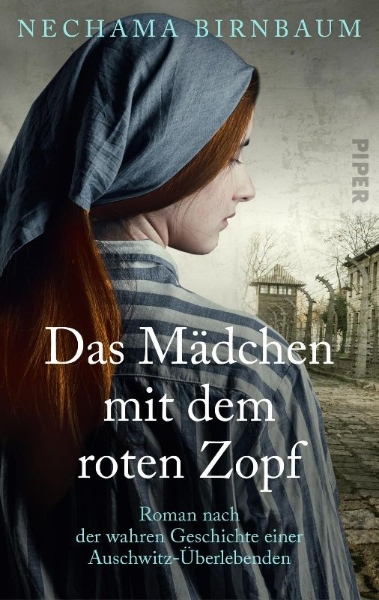 Buchcover und Innenansicht für das Buch: The Redhead of Auschwitz