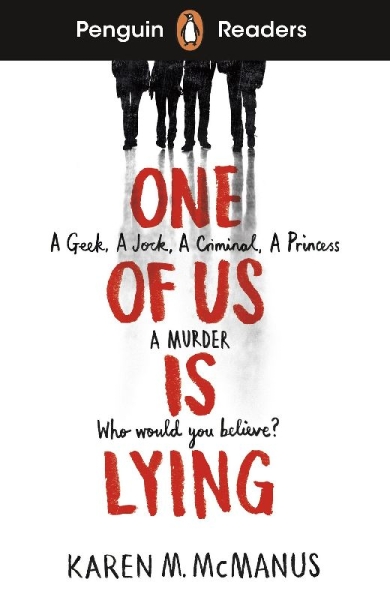 Buchcover und Innenansicht für das Buch: Penguin Readers Level 6: One Of Us Is Lying