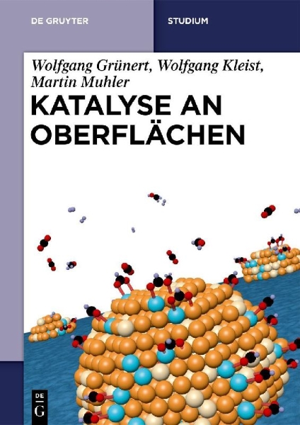 Buchcover und Innenansicht für das Buch: Katalyse an Oberflächen