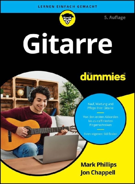 Buchcover und Innenansicht für das Buch: Gitarre für Dummies