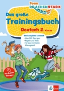 Buchcover und Innenansicht für das Buch: Team Drachenstark: Das große Trainingsbuch Deutsch 2. Klasse