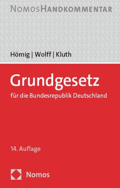 Buchcover und Innenansicht für das Buch: Grundgesetz für die Bundesrepublik Deutschland