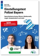 Buchcover und Innenansicht für das Buch: Einstellungstest Polizei Bayern