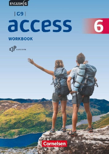 Buchcover und Innenansicht für das Buch: English G Access G9 Band 6: 10. Schuljahr - Workbook mit Audios online