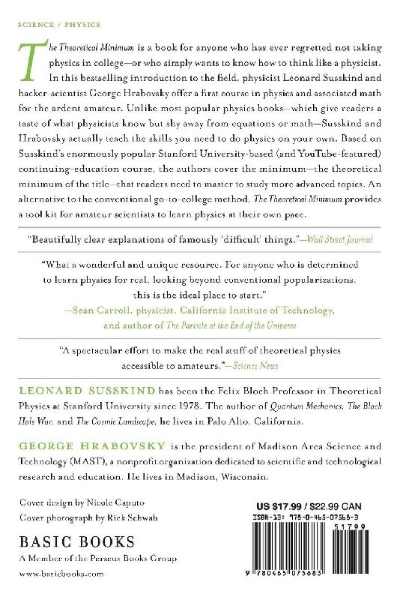 Buchcover und Innenansicht für das Buch: Theoretical Minimum
