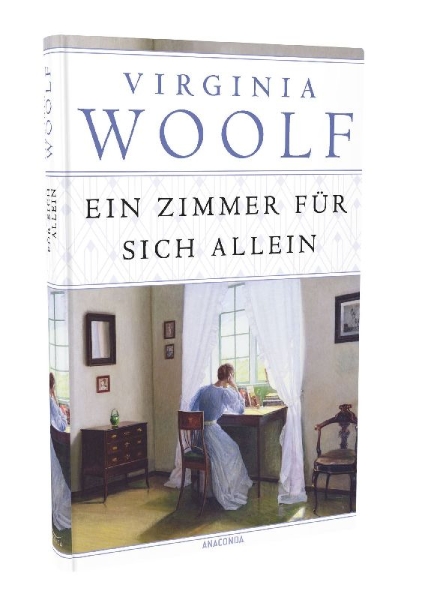 Buchcover und Innenansicht für das Buch: Ein Zimmer für sich allein