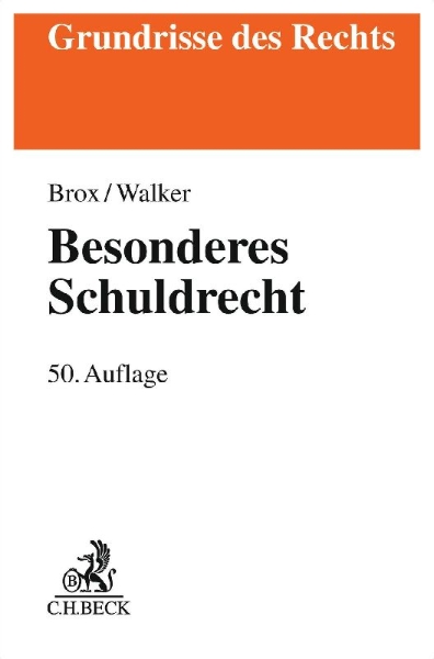 Buchcover und Innenansicht für das Buch: Besonderes Schuldrecht