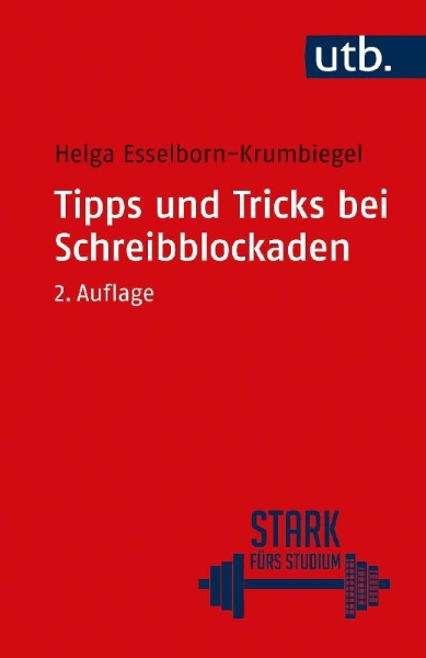 Buchcover und Innenansicht für das Buch: Tipps und Tricks bei Schreibblockaden