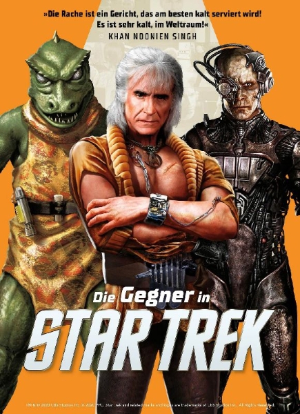 Buchcover und Innenansicht für das Buch: Die Gegner in Star Trek