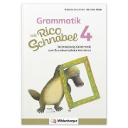 Buchcover und Innenansicht für das Buch: Grammatik mit Rico Schnabel, Klasse 4