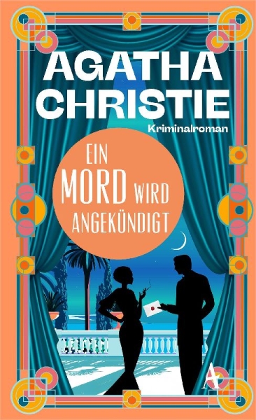 Buchcover und Innenansicht für das Buch: Ein Mord wird angekündigt