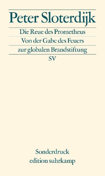 Buchcover und Innenansicht für das Buch: Die Reue des Prometheus