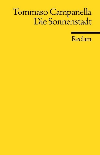 Buchcover und Innenansicht für das Buch: Die Sonnenstadt