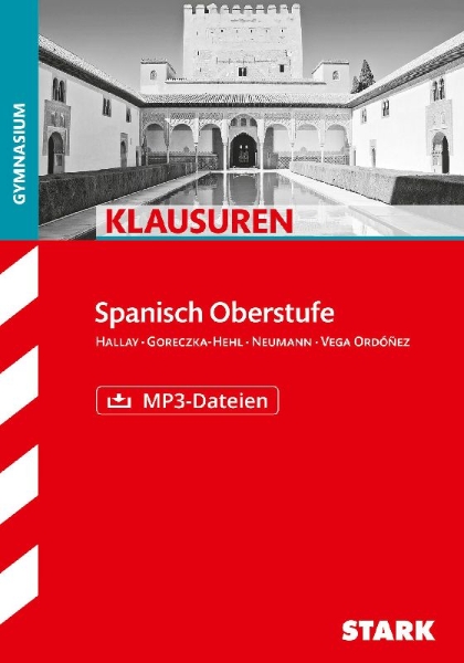Buchcover und Innenansicht für das Buch: Klausuren Spanisch Oberstufe Gymnasium