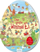 Buchcover und Innenansicht für das Buch: Das große Wimmel-Ei, mit Eier-Memospiel