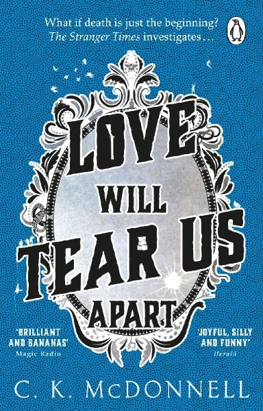 Buchcover und Innenansicht für das Buch: Love Will Tear Us Apart