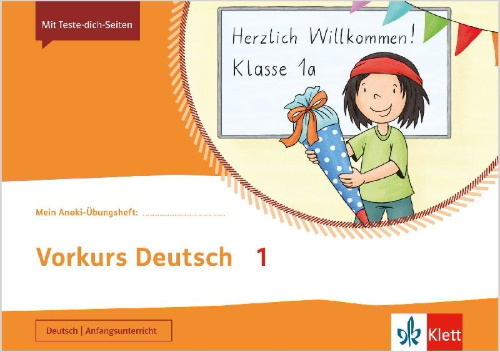 Buchcover und Innenansicht für das Buch: Mein Anoki-Übungsheft. Vorkurs Deutsch 1. Übungsheft Klasse 1