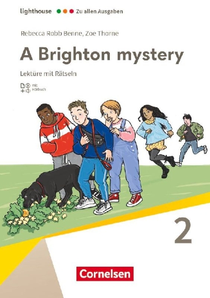 Buchcover und Innenansicht für das Buch: Lighthouse Band 2: 6. Schuljahr, Stufe 1. A Brighton mystery