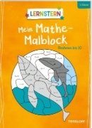 Buchcover und Innenansicht für das Buch: LERNSTERN. Mein Mathe-Malblock. Rechnen bis 10