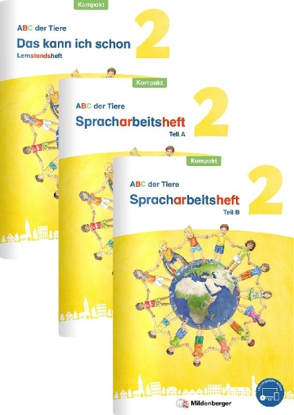 Buchcover und Innenansicht für das Buch: ABC der Tiere 2 Neubearbeitung - Spracharbeitsheft Kompakt