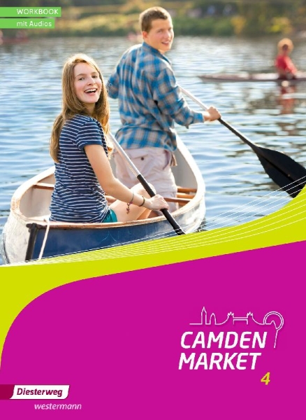 Buchcover und Innenansicht für das Buch: Camden Market 4. Workbook 4 mit Audio-CD- Ausgabe 2013