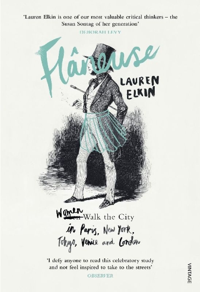 Buchcover und Innenansicht für das Buch: Flaneuse