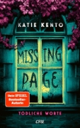 Buchcover und Innenansicht für das Buch: Missing Page - Tödliche Worte