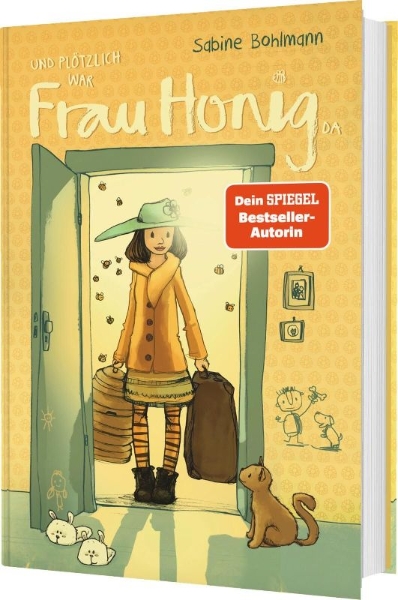 Buchcover und Innenansicht für das Buch: Und plötzlich war Frau Honig da