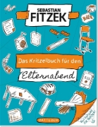 Buchcover und Innenansicht für das Buch: Das Kritzelbuch für den Elternabend