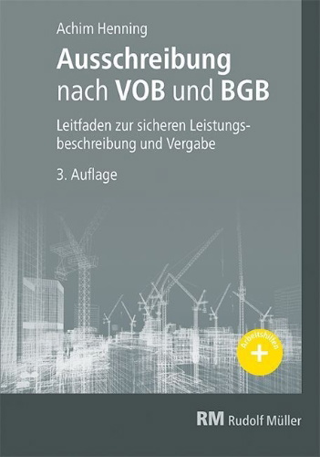 Buchcover und Innenansicht für das Buch: Ausschreibung nach VOB und BGB