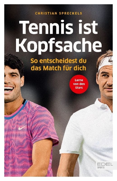 Buchcover und Innenansicht für das Buch: Tennis ist Kopfsache