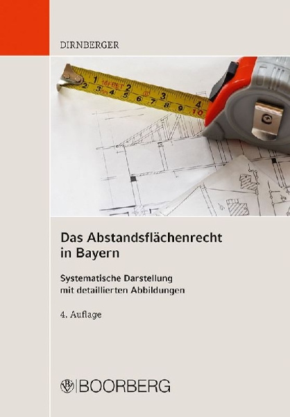 Buchcover und Innenansicht für das Buch: Das Abstandsflächenrecht in Bayern